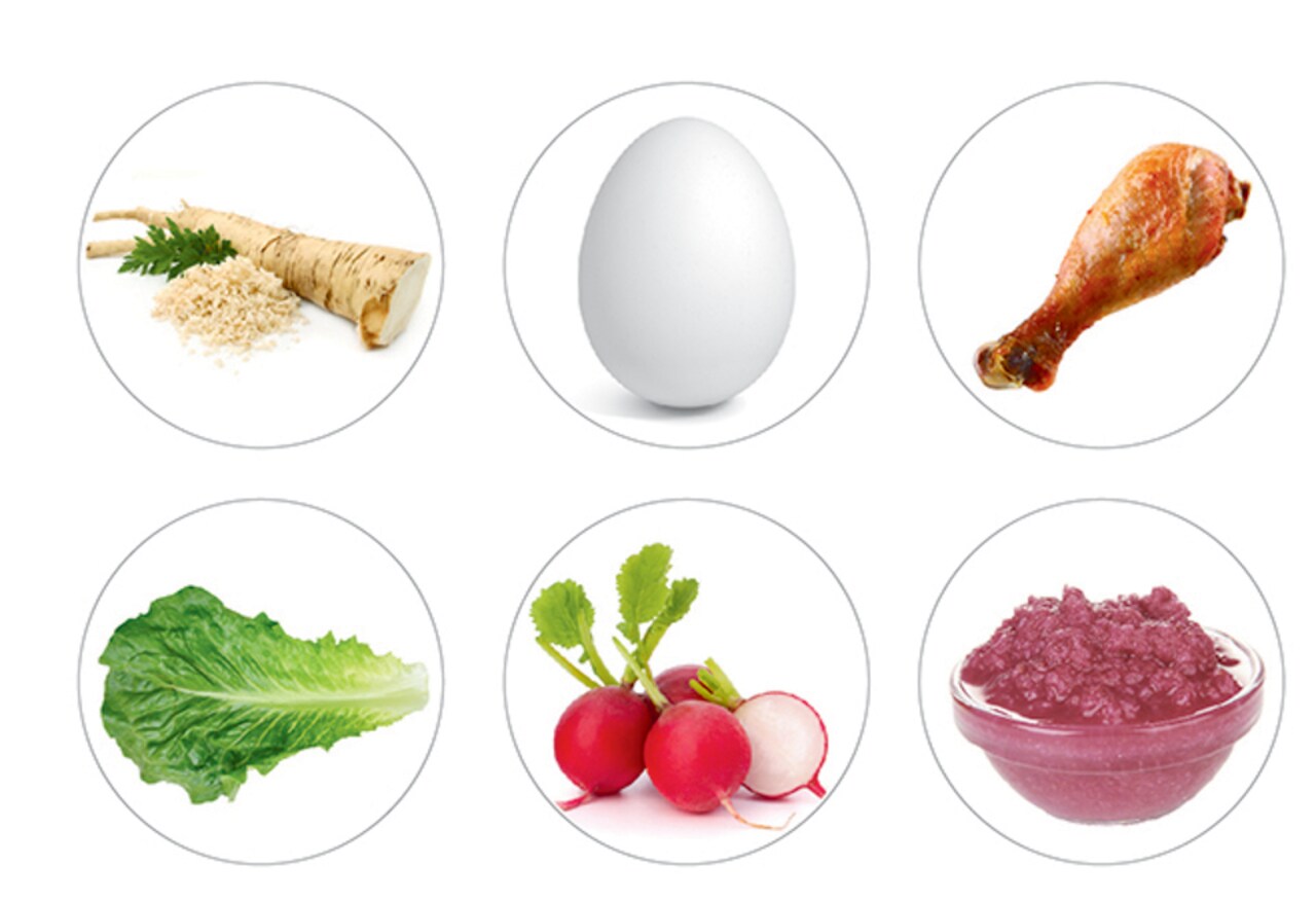 Passover Seder Plate Symbols Cardstock Cutouts – 1.5" Pesach Craft Decorations & Jewish Classroom Learning Supplies, 20 Pack